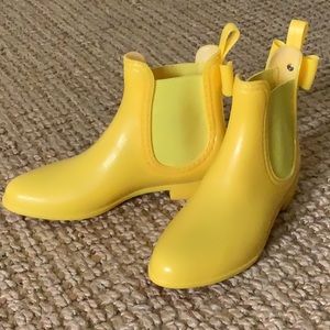YELLOW RAIN BOOTS | WORN ONCE | size 7